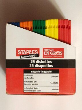 New 25 Floppy Disks Diskettes 3.5" 1.44 MB HD IBM